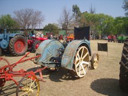 GP Tractor Parts Director Gary Wilson's Ford model F on display at the annual tractor & stationary engine display weekend at the Willem Prinsloo Agricultural Museum